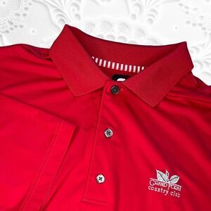 FootJoy‎ FJ Mens Polo Red Golf Shirt Size Medium